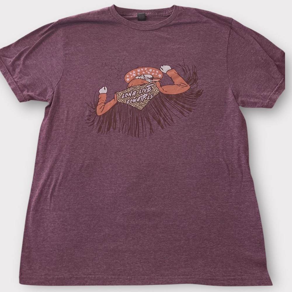 Long Live‎ cowgirls purple t shirt